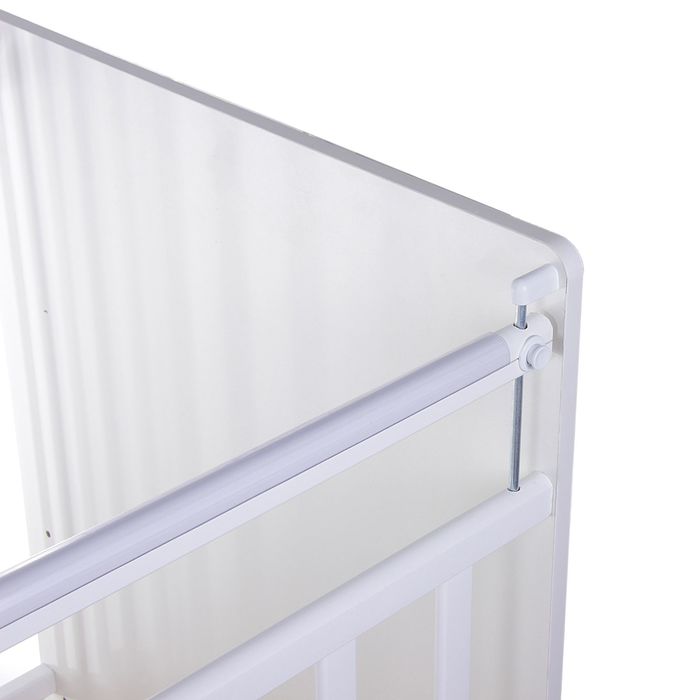 Детская кровать-трансформер «Жираф» на маятнике, цвет белый