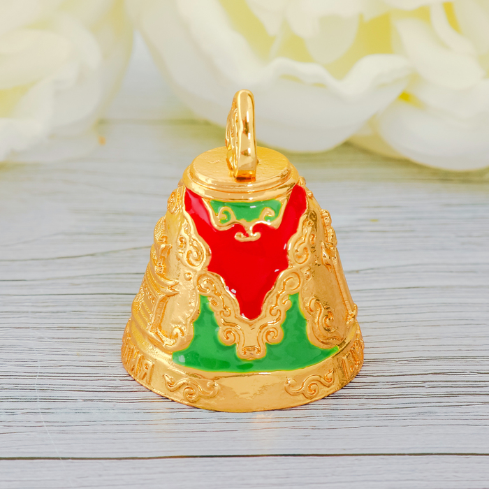 Колокольчик «Бурятия» (под золото, цветная эмаль)