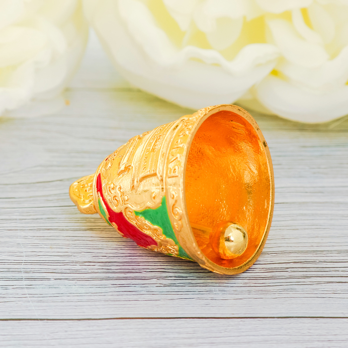 Колокольчик «Бурятия» (под золото, цветная эмаль)