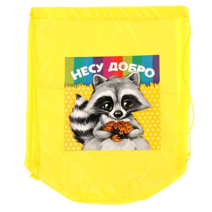 Сумка-тубус для обуви и формы "Несу добро"