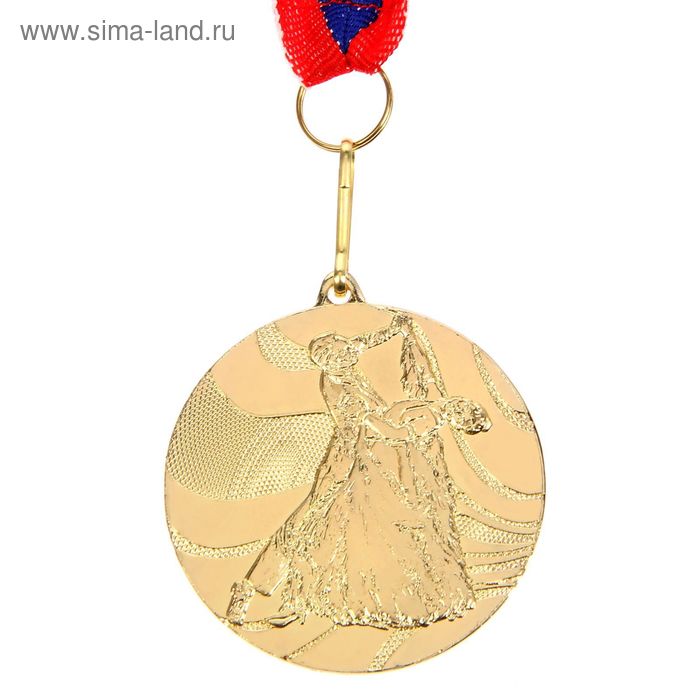Медаль тематическая «Танцы», золото, d=5 см