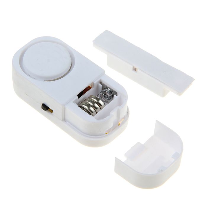 Сигнализация на открывание двери LuazON, мод VM-7, батарейки AG10 в комплекте, белая