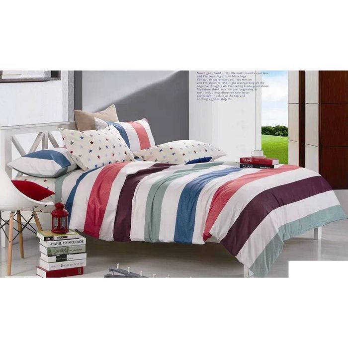 Постельное бельё евро, размер 240х220, 240х220, 70х70-2 шт., сатин 120 г/м2 421