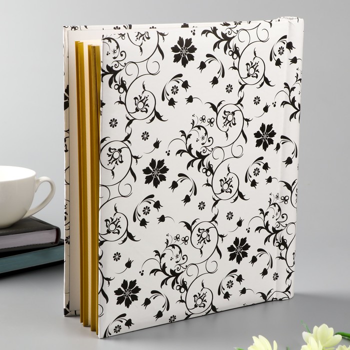 Фотоальбом магнитный 20 листов "Растительные узоры" МИКС 29х24,5х2,5 см