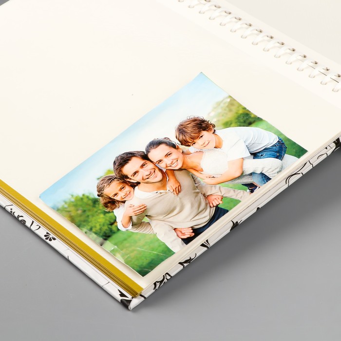 Фотоальбом магнитный 20 листов "Растительные узоры" МИКС 29х24,5х2,5 см