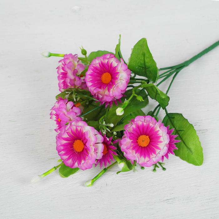 Букет "Ромашки двойные" 27 см, микс