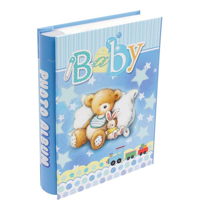 Фотоальбом на 100 фото 10х15 см "Спящие игрушки" МИКС 26х20х5,5 см