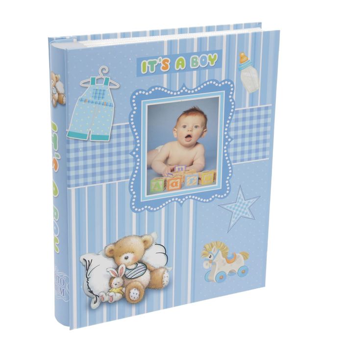 Фотоальбом на 200 фото 13х18см "Мой малыш" в коробке МИКС 29х23,5х5,5 см