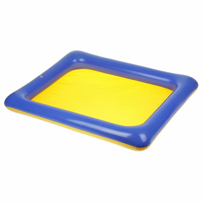 Коврик надувной для игры песком 70*95, цвета МИКС