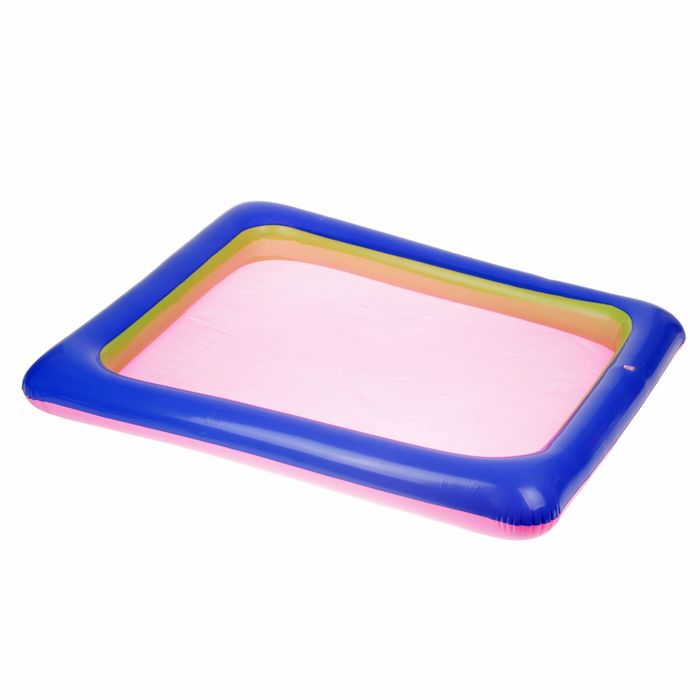 Коврик надувной для игры песком 70*95, цвета МИКС