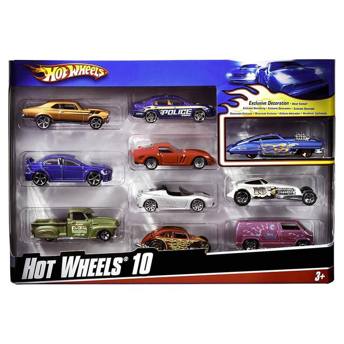 Набор металлических машинок, МИКС