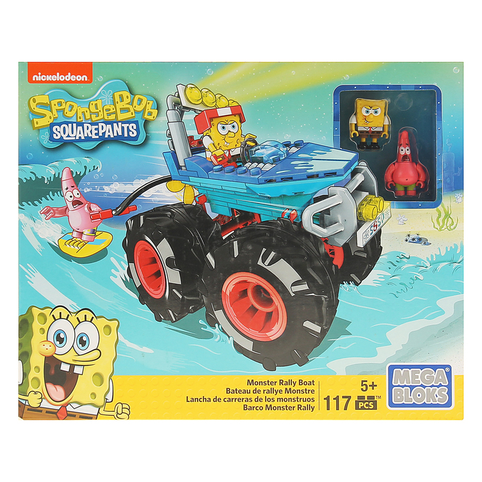 Конструктор "Монстр-ралли", 117 деталей