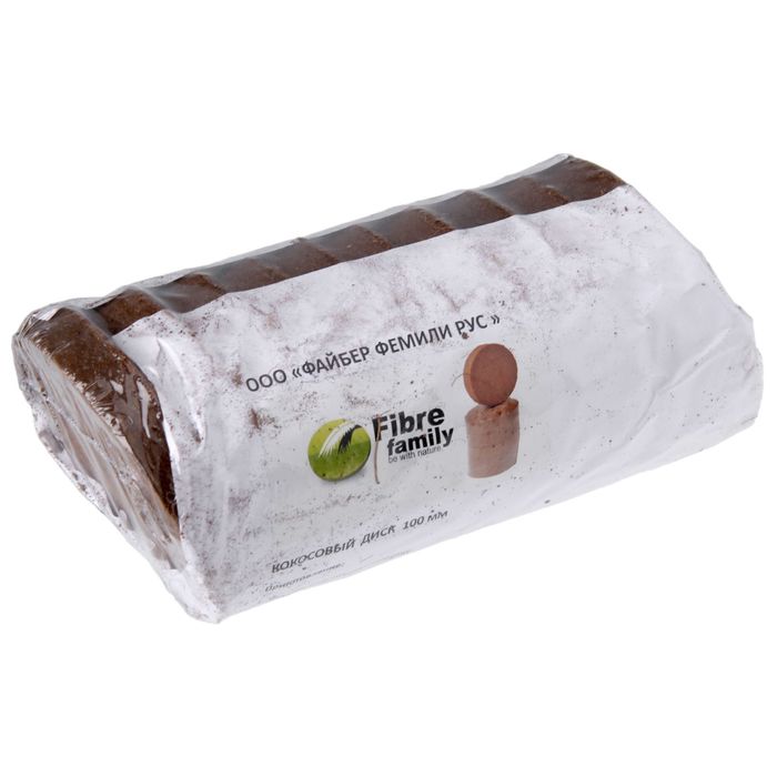 Таблетки из кокосового торфа, d=10 см, 10 шт. в упаковке