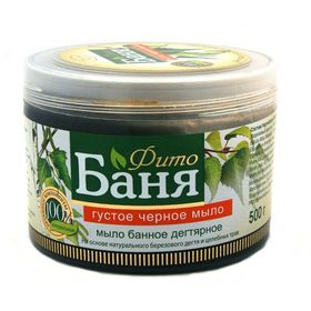 

Чёрное мыло Русское поле «Дегтярное», на основе натурального берёзового дегтя, 500 г