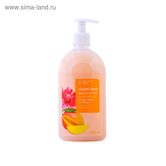 фото Нежное крем-мыло для рук и тела le vernissage des fruits «нектар манго и имбирь», 1 л fratty