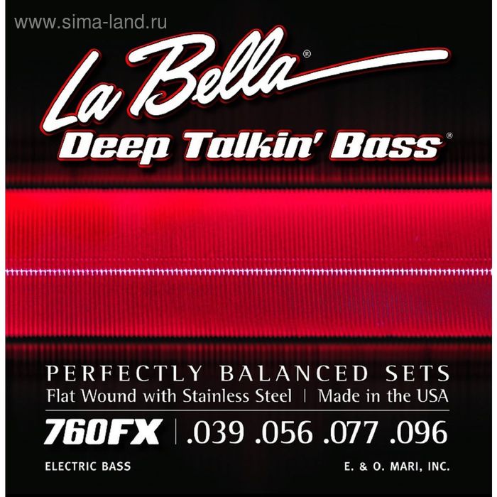 

Комплект струн для акустической бас-гитары La Bella 39-96 760FX