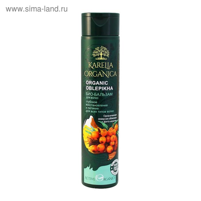 Бальзам для волос Karelia Organica Oblepikha «Глубокое восстановление и питание», 310 мл