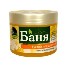 Густой мед для бани Фито Баня, антицеллюлитный, 300 мл