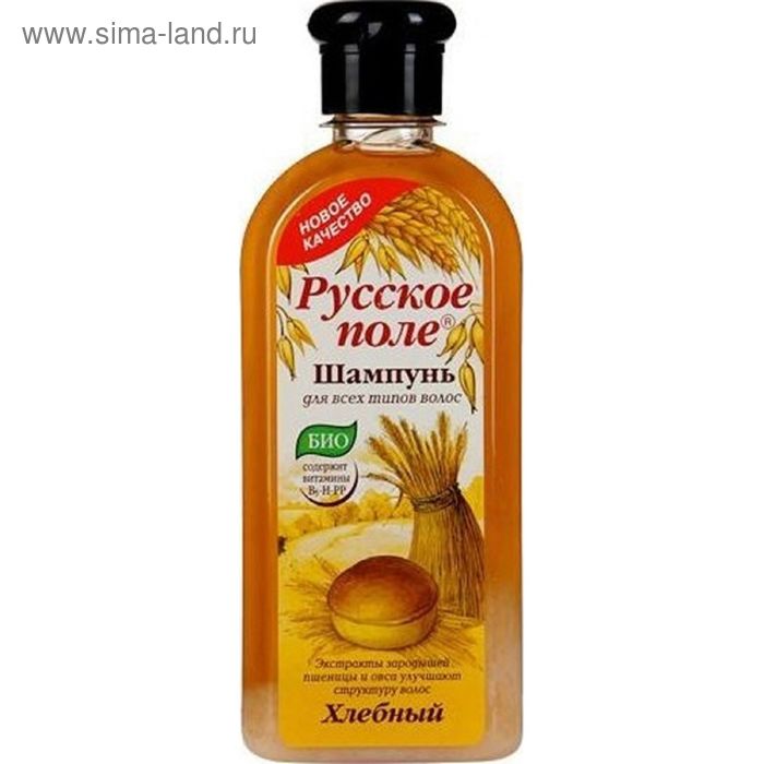 цена Био-шампунь для волос Русское поле «Хлебный», 350 мл
