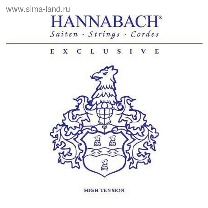 

Комплект струн для классической гитары Hannabach EXCLHT Exclusive Blue