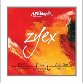 Комплект струн для альта D'Addario DZ410-LM Zyex большого размера, среднее натяжение от Сима-ленд