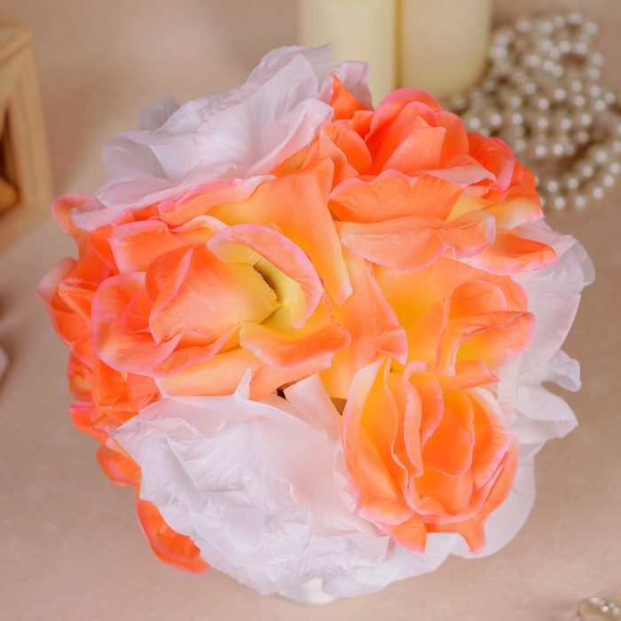 Букет-дублёр для невесты «Милана», персиковый