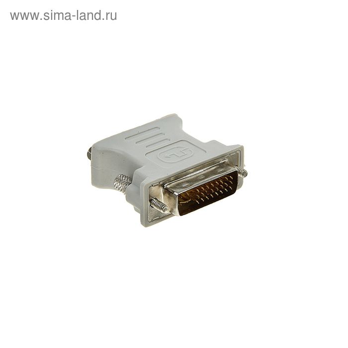 Адаптер Gembird, DVI-A 29(m)-VGA(f), белый адаптер palmexx видеосигнала из vga m в hdmi f