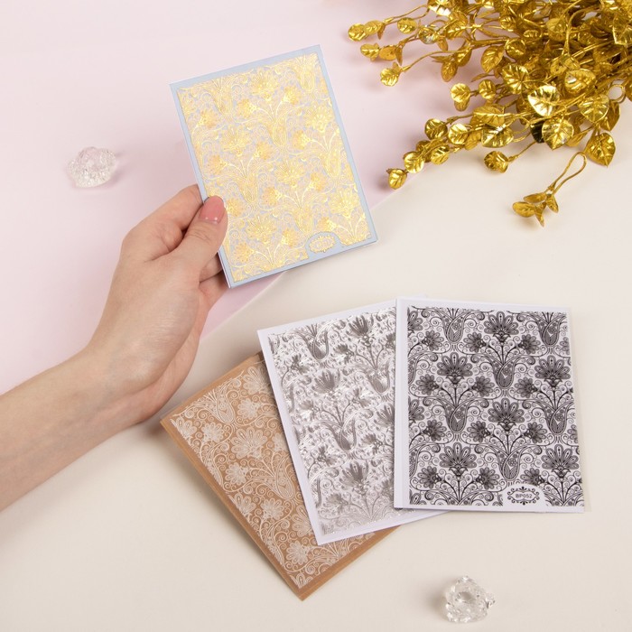 Наклейки для ногтей "Васильки", цвета МИКС