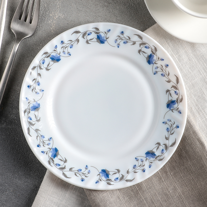 Тарелка десертная 17,5 см "Цветочное плетение"