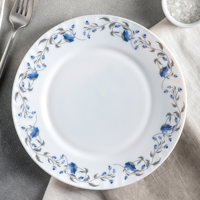 Тарелка обеденная 23 см "Цветочное плетение"