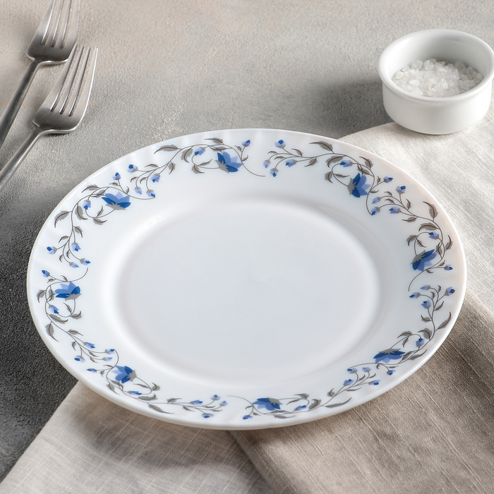 Тарелка обеденная 23 см "Цветочное плетение"