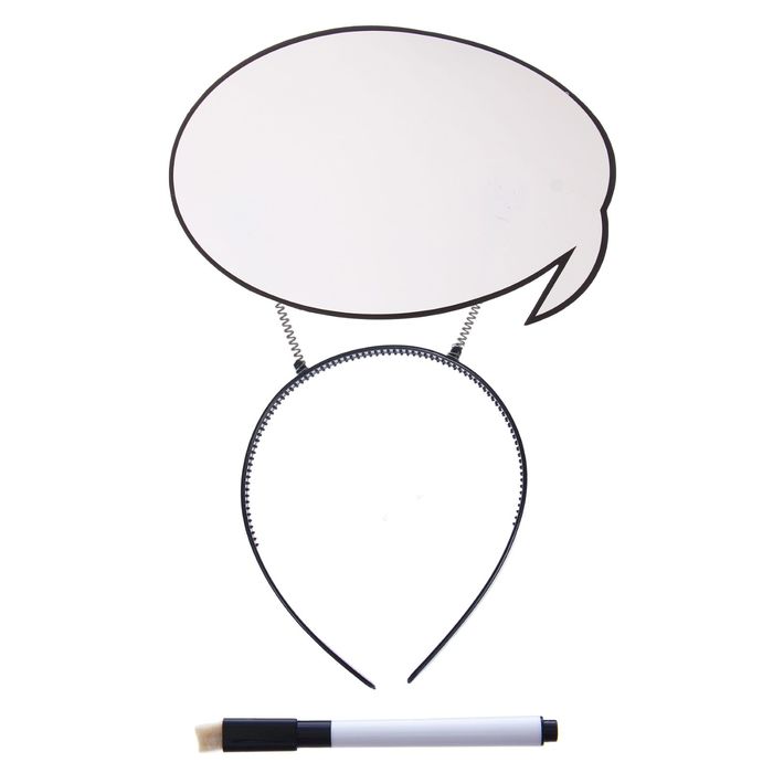 Карнавальный ободок "Идея" с маркером