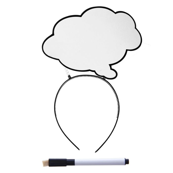 Карнавальный ободок "Идея" с маркером