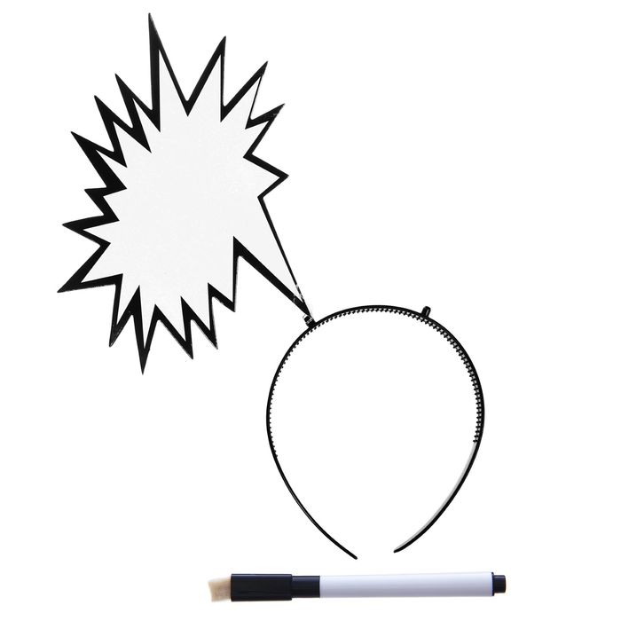 Карнавальный ободок "Идея" с маркером