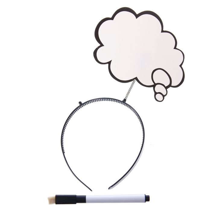 Карнавальный ободок "Идея" с маркером