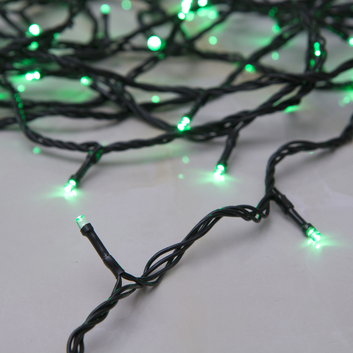 Гирлянда "Метраж" УМС, 10 м, Н.Т., LED-100-24В, б/контр., ЗЕЛЕНЫЙ