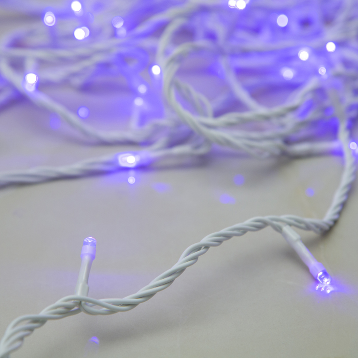 Гирлянда "Метраж" УМС, 10 м, Н.Б., LED-100-24В, б/контр., ФИОЛЕТ