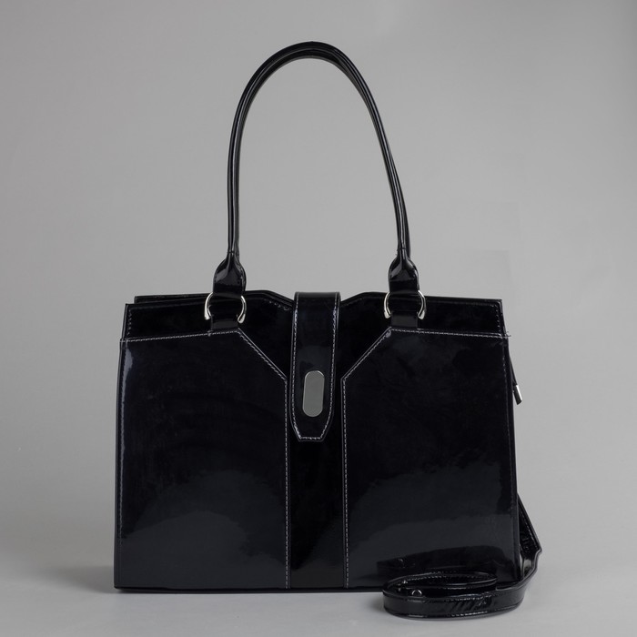 Сумка женская на молнии, 1 отдел, наружный карман, цвет синий