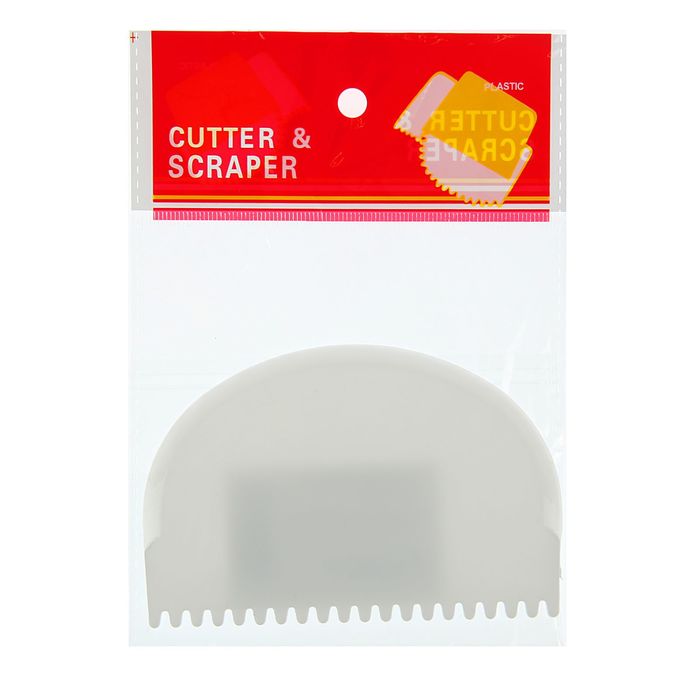 Шпатель кондитерский 10,5х8 см "Зубчики"