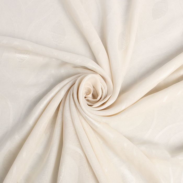 Тюль "Этель" Лепестки (с утяжелителем), 145х270 см