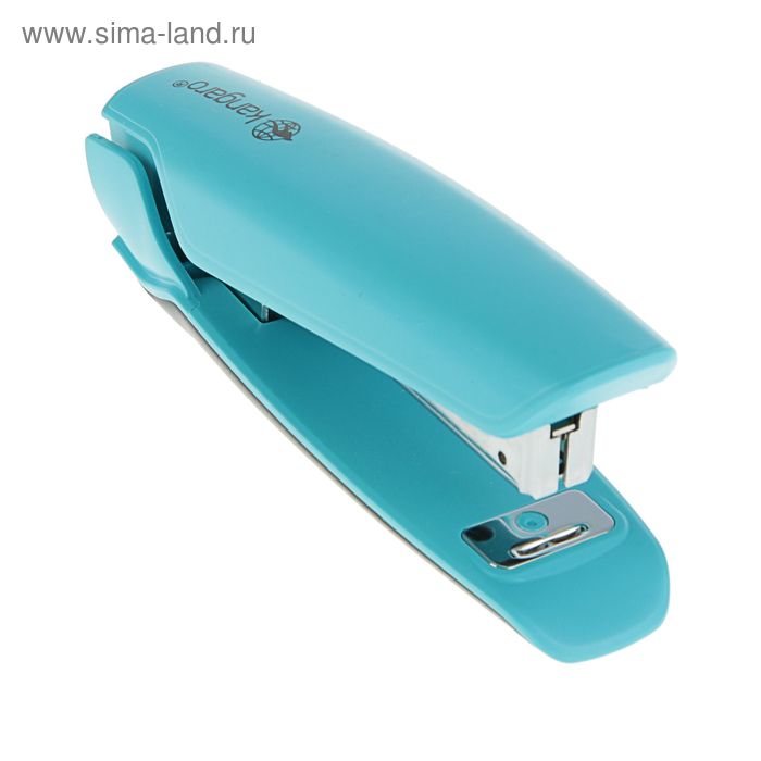 Степлер 10 до 15 листов Nowa-10-Turquoise Blue стальной механизм бирюзовый 229₽