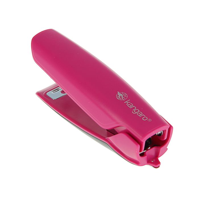 Степлер №10 до 15 листов Nowa-10-Fuchsia Pink, стальной механизм, розовый