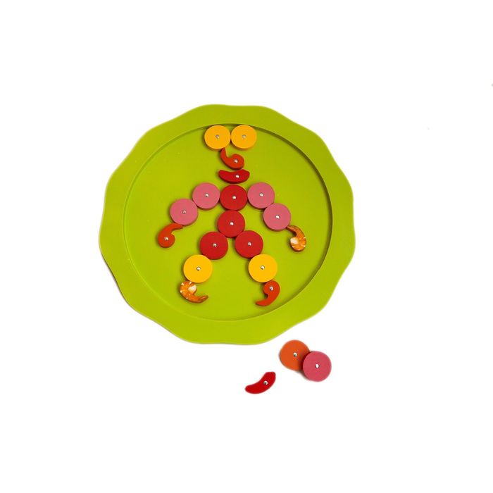 Деревянный конструктор на магнитах Mr. Bigzy "Пицца Мастерица"