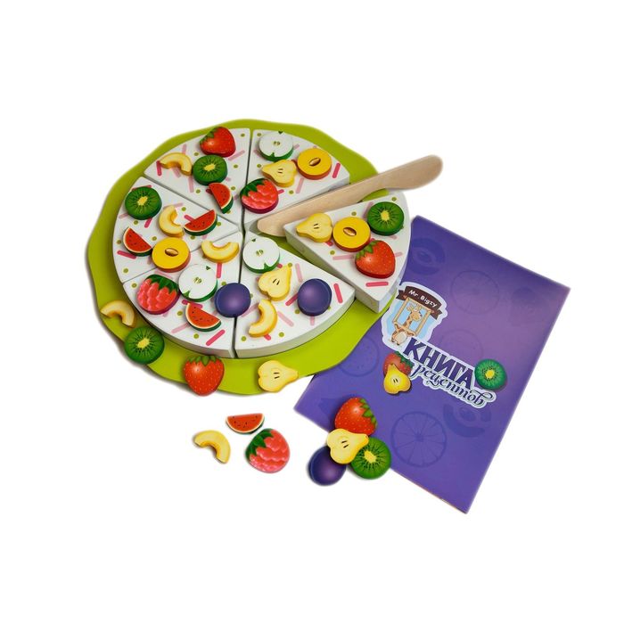 Деревянный конструктор на магнитах Mr. Bigzy "Ягодный пирог"