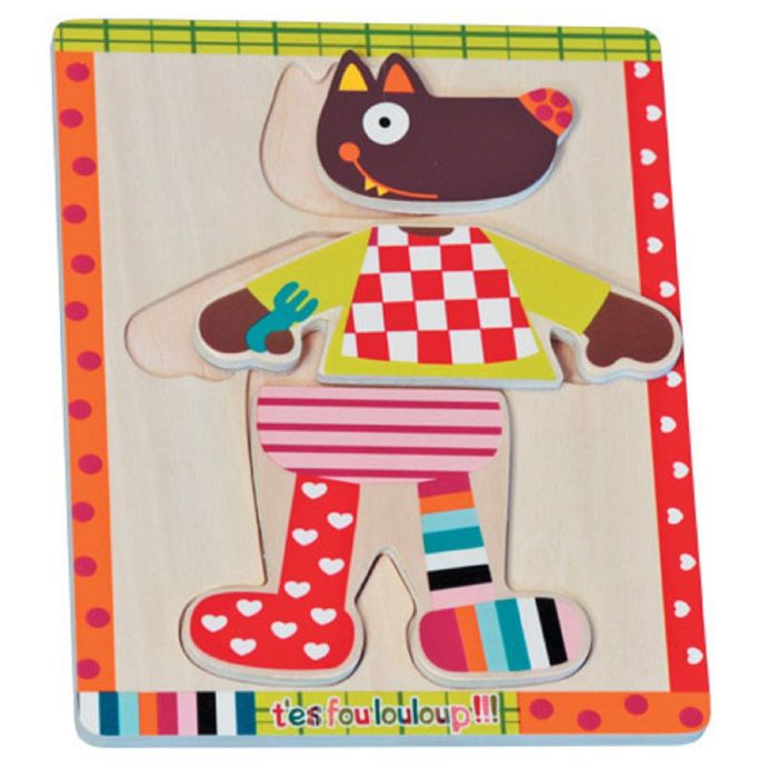 Пазл Ebulobo "Одень Волчонка"