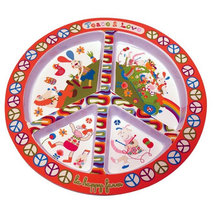 Тарелочка Ebulobo "Весёлая Ферма"