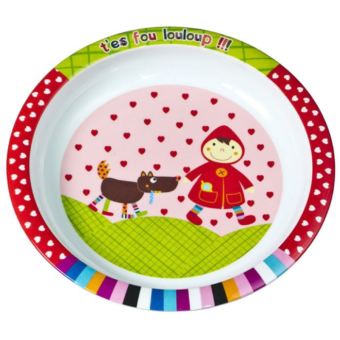 Тарелочка Ebulobo "Красная Шапочка"