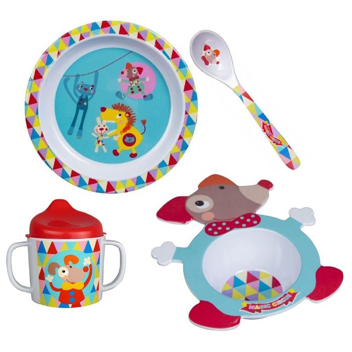 Набор посуды 4 предмета Ebulobo "Волшебный Цирк"