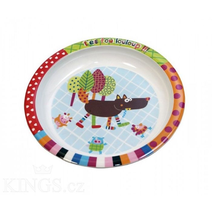 Тарелочка Ebulobo "Волчонок"