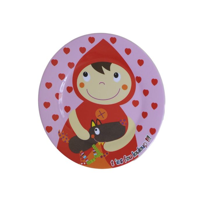 Тарелка Ebulobo "Красная Шапочка"